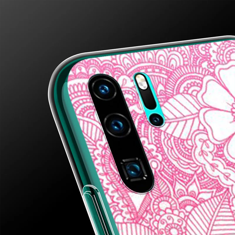 

Floral Flower Mandala Henna for Huawei Honor 9C 9A 9S 9X 9N 9i 9 V9 8S 8C 8X 8A 8 7S 7A 7C Lite Pro Phone Case