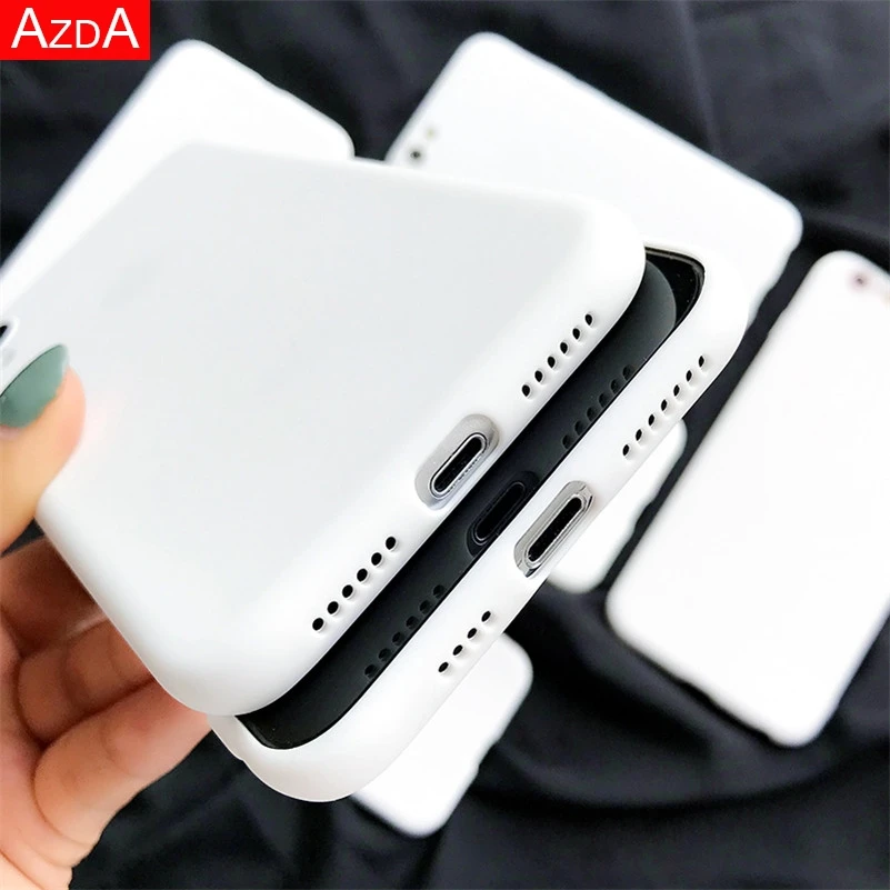 ТПУ белый матовый чехол для huawei P20 Lite P30 P10 P9 P8 Коврики 10 20 Lite рro Nova 3 3i 3e 4 4e 5 P Smart силиконовые чехлы