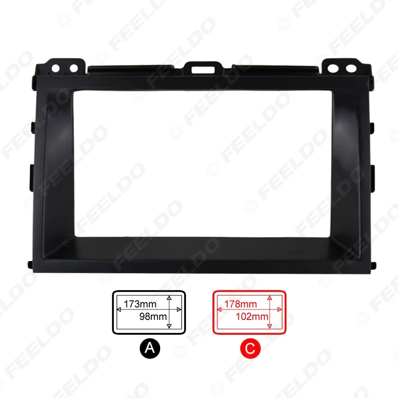 FEELDO автоустановка Радио Стерео DVD рамка фасции приборной панели комплекты