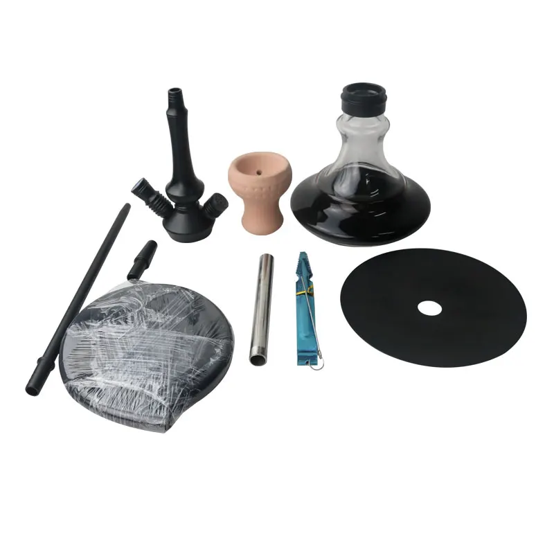 Новый металлический высококачественный стеклянный кальян алюминиевая ручка