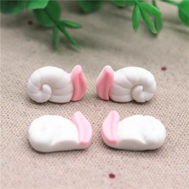 10pcs(5pairs) Cute New Resin Rabbit/Deer/Bear/Sheep/Cat Ears Flatback Cabochon DIY Jewelry/Craft Phone Decoration,