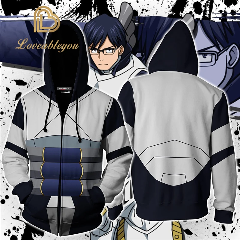 Мой герой Todoroki шото Косплэй мой герой толстовки 3D печатных на застежке-молнии, толстовки с капюшоном для мужчин и женщин, спортивный свитер
