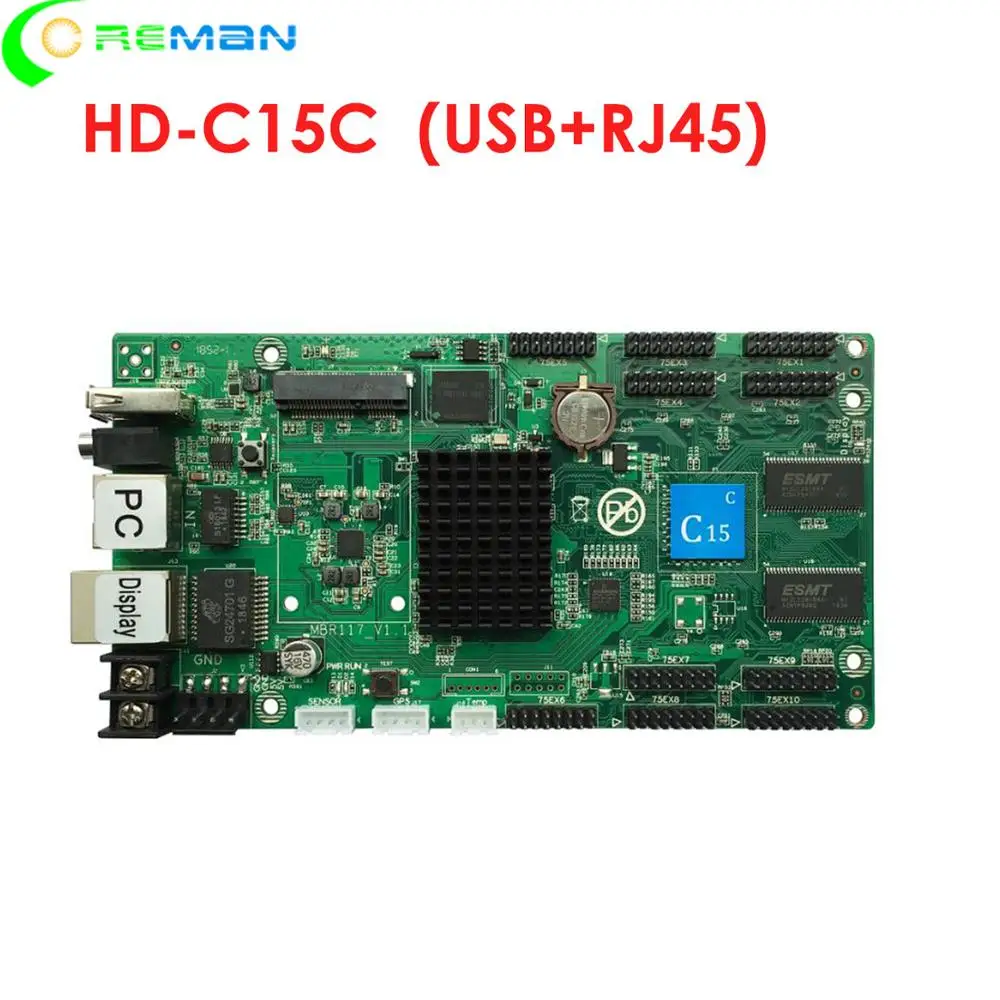 Indoor outdoo светодиодный экран знак управления карта HD C15C для hub75 полноцветный rgb