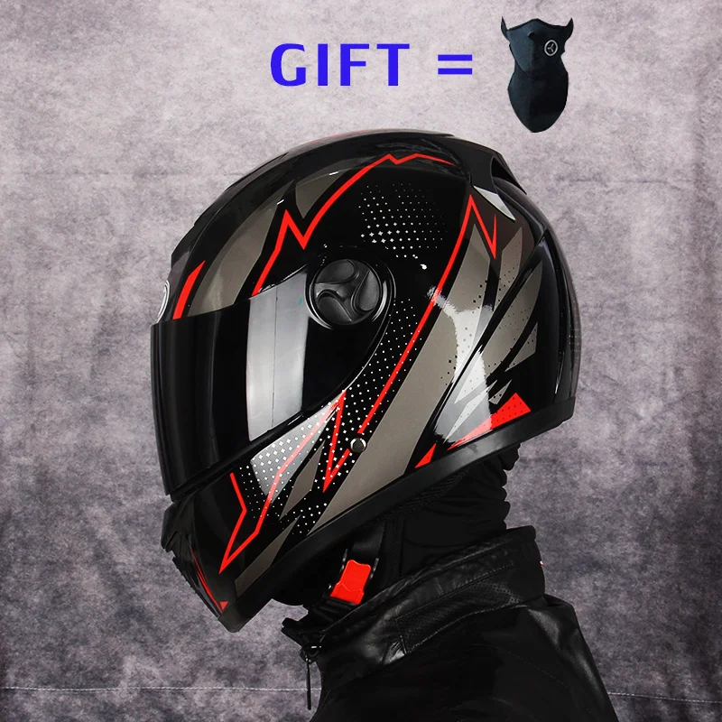 Бесплатный подарок 2021 ABS точка полный уход за кожей лица мотоциклетные шлемы