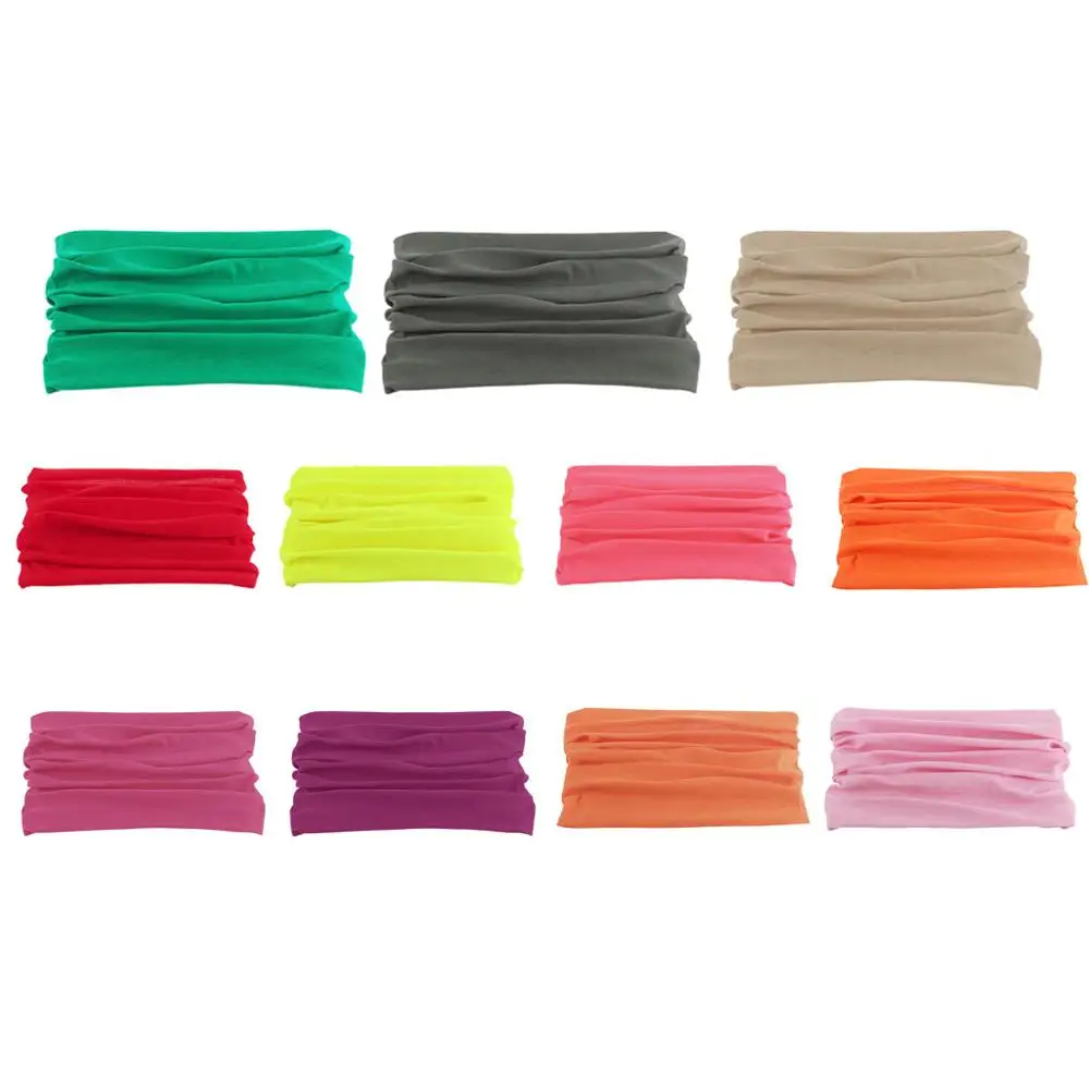 Смешанные цвета унисекс для занятий спортом на открытом воздухе бандана шарф