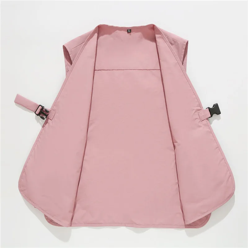 Военный жилет с несколькими карманами в стиле хип хоп мужской ядром папа куртка