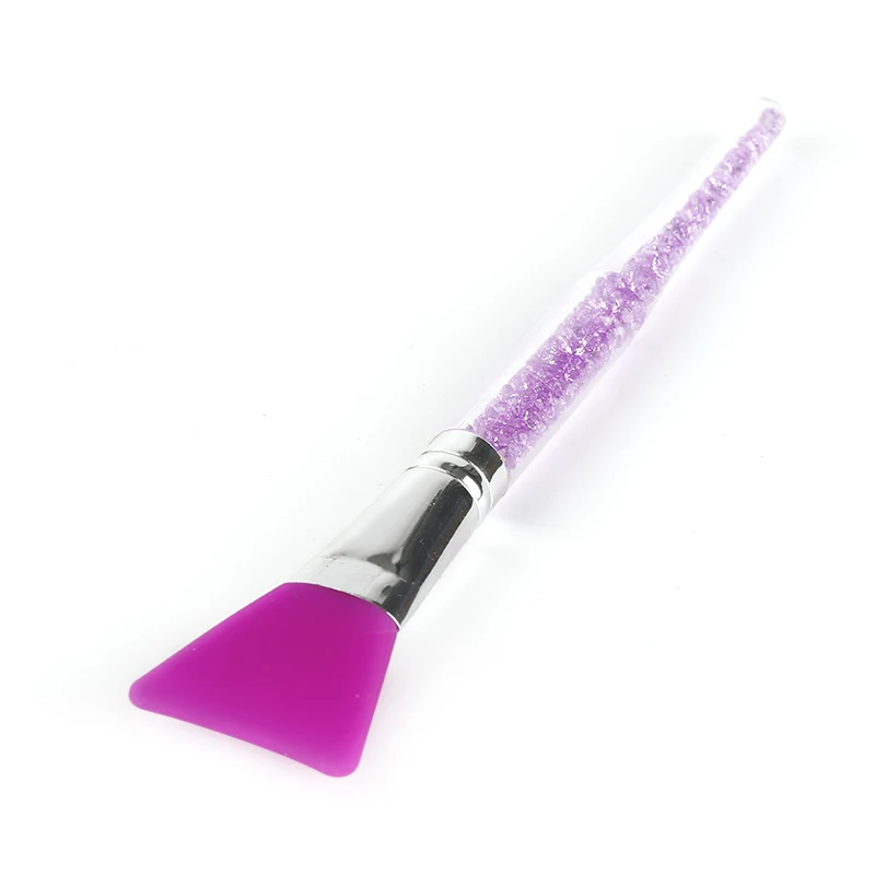 2 шт горный хрусталь стержень маска щетка Розовый Фиолетовый Многоразовые