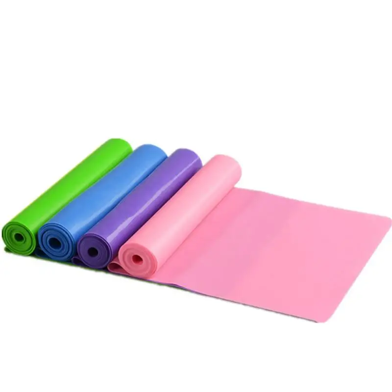 

1m Yoga Pilates Stretch Resistance Band Fitness Band Training Elastic Exercise Fitness Yoga Belt Natural Rubber Portable