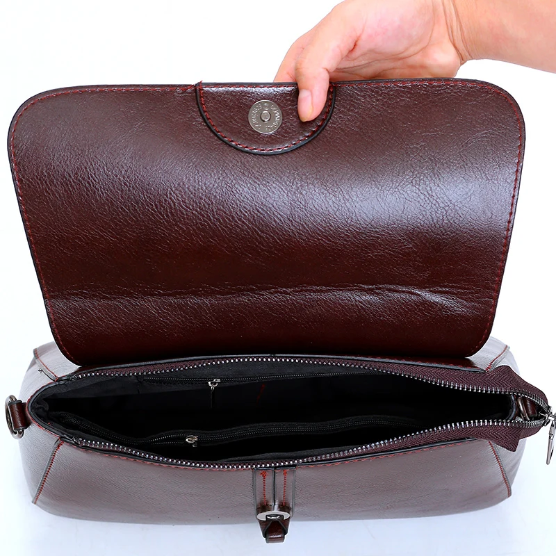 Женский клатч простая черная сумка-мессенджер из искусственной кожи