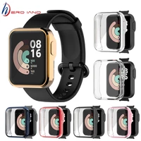 new soft colorful watch protector case screen protective cover skin shell for xiaomi mi watch lite redmi watch accessories