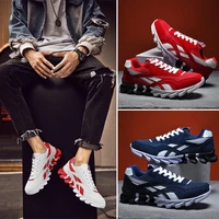 men running shoes autumn pu leather blade sneakers high quality outdoor light breathable sport athletic men shoes male sneakers