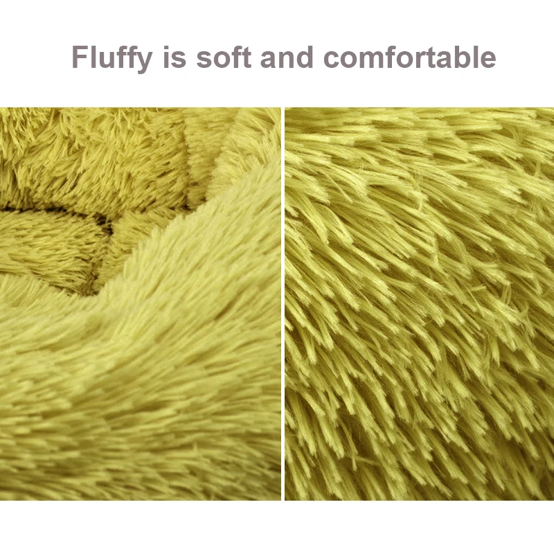 Длинный плюшевый спальный мешок для собак с лежанками очень мягкий пушистый