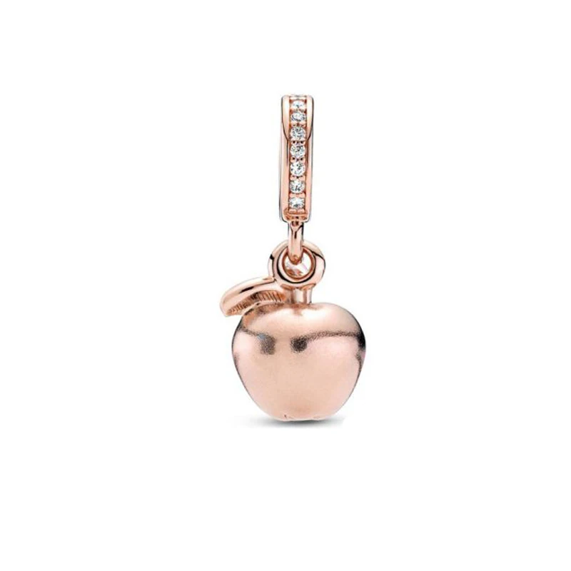 Новинка осени 2020 подвеска-Шарм из стерлингового серебра 925 пробы в виде розового