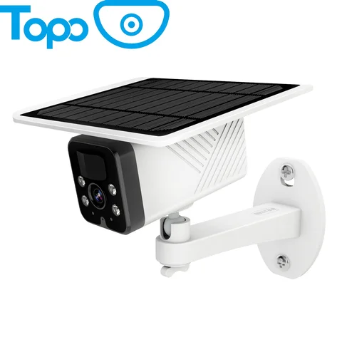 IP-камера Topodome 2MP American 3G/4G SD-карта SIM-карта Голосовая Интерком солнечная панель низкий заряд батареи цветное ночное видение наружная IP-камера
