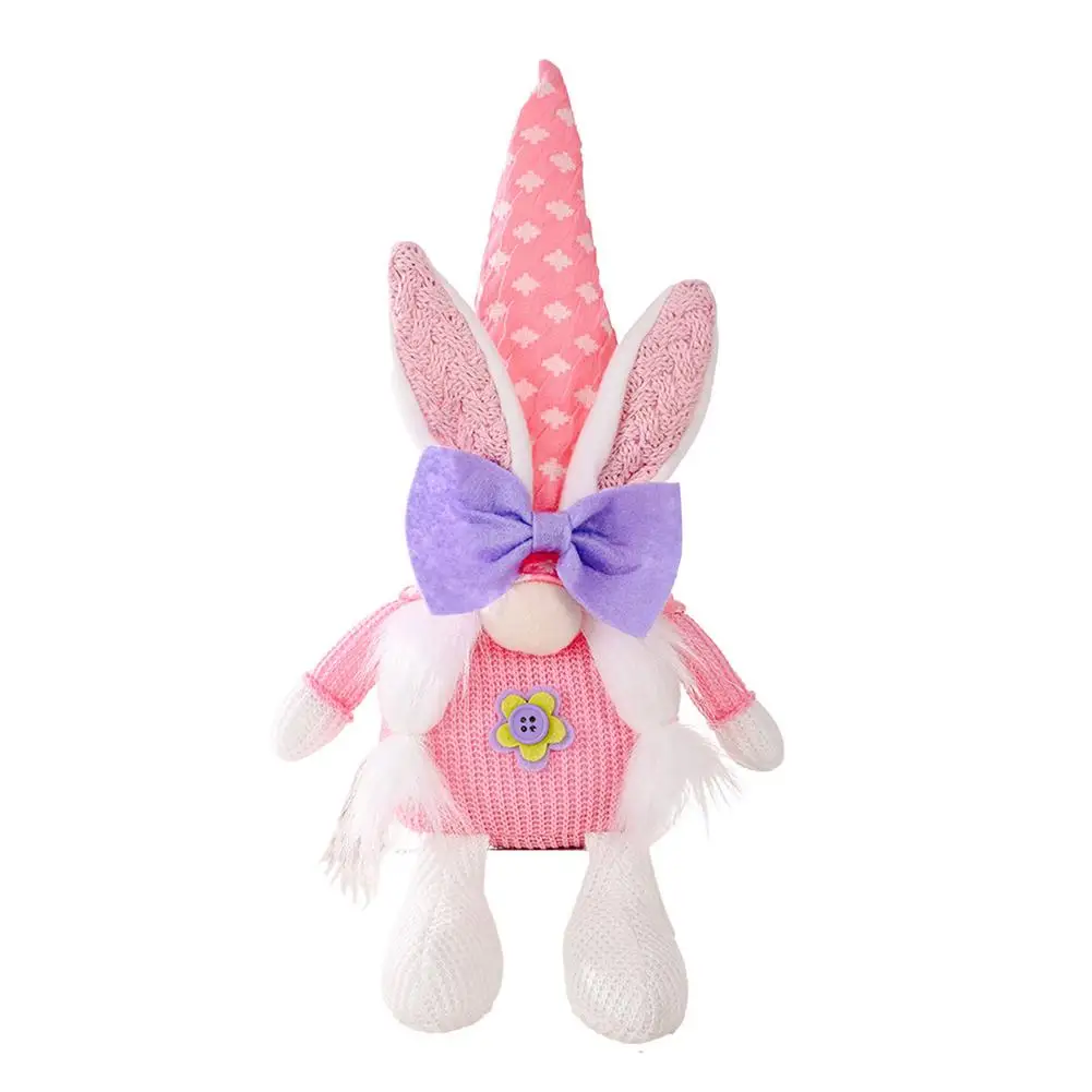

Easter Bunny Gnome Decor Spring Gnomes Easter Bunny Holiday Home Decoration Handmade Gnome Plush Rabbit Gifts For Kids