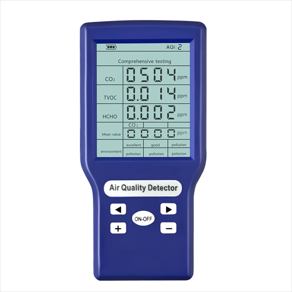 

Multifunctional CO2 ppm Meters Mini Carbon Dioxide Detector Gas Analyzer Protable Air Quality Tester