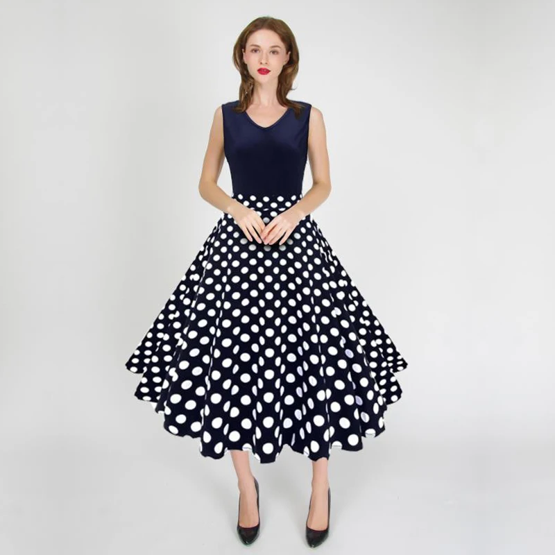 Женское приталенное платье в стиле ретро Элегантное повседневное