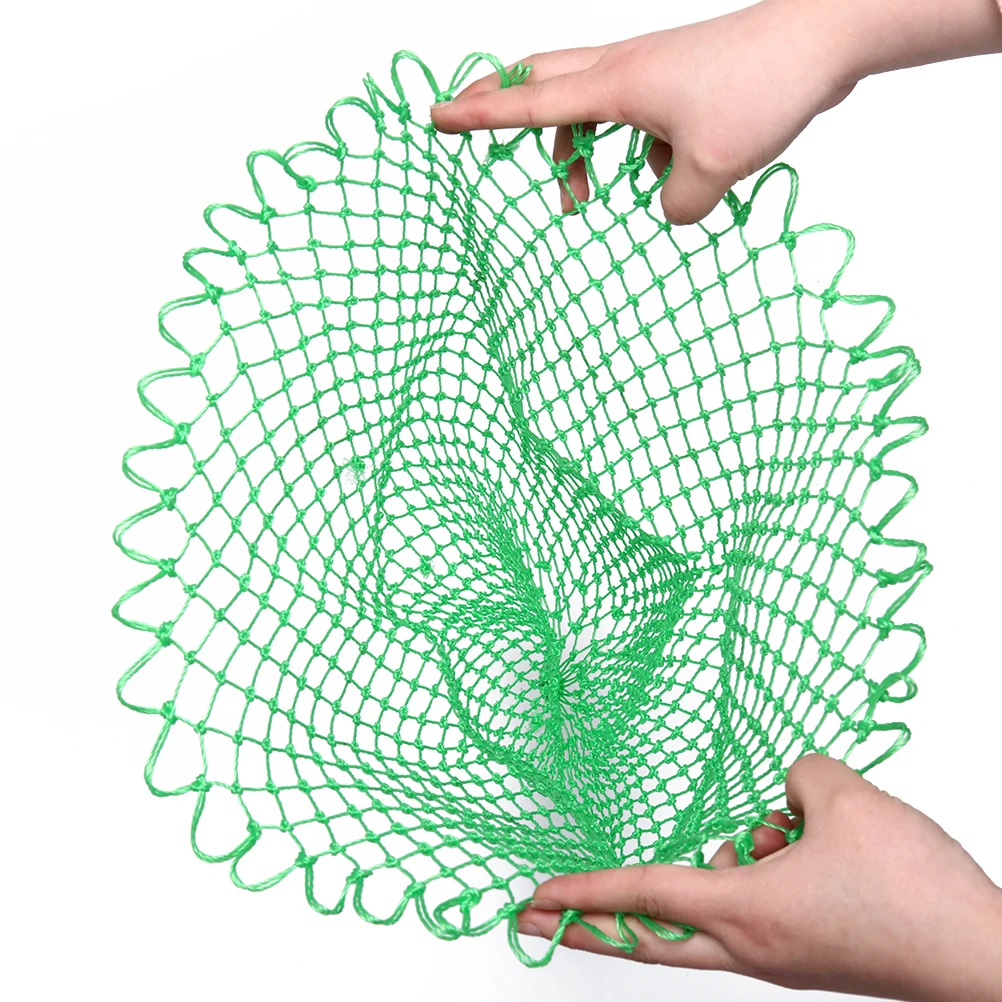 2020 новая складная рыболовная сеть зеленая нейлоновая ромбовидная