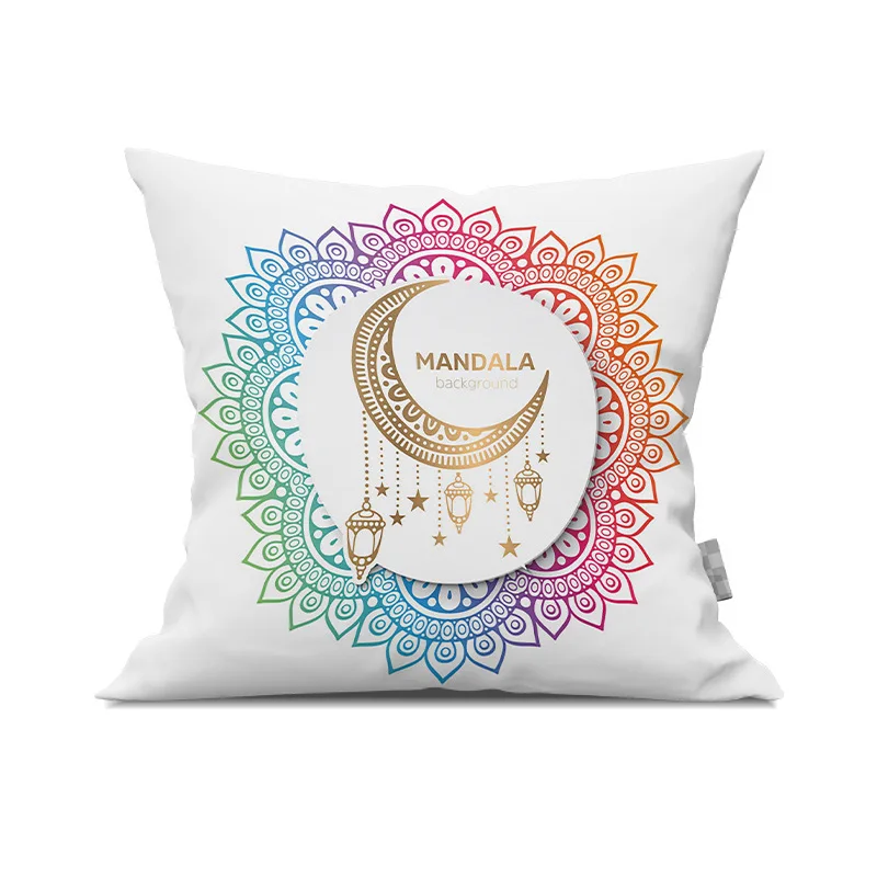 

45*45 EID Mubarak Cushion Cover Hajj Kareem Ramadan Mubarak Islamic Muslim Party Decor Islam Supplies Ramadan Kareem Eid Al Adha