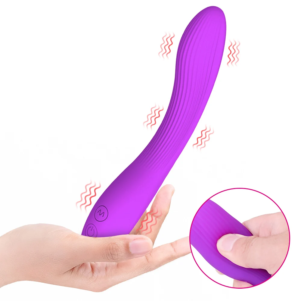 Гибкая силиконовая волшебная палочка стимулятор клитора 7 режимов вибратор с