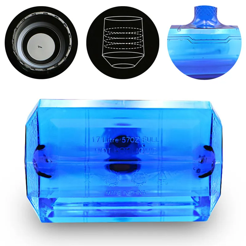 Новая модная бутылка для воды в форме молотка большой емкости без БФА контейнер