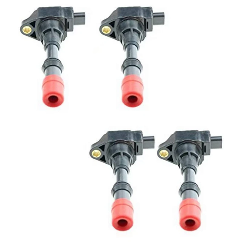 

4PCS Ignition Coils Replacement 30521PWA003 for 2003-2011 Honda Civic Hybrid 1.3L UF374 5C1405