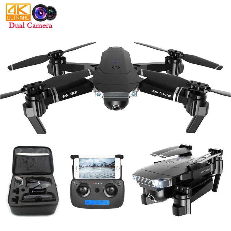 Дрон селфи SG901 складной с двойной камерой 4k 1080P FPV|drone with|mini rc dronerc drone |