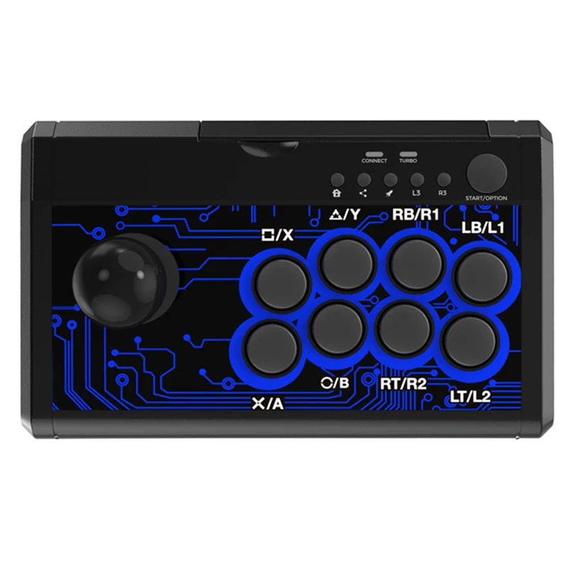 Hot 3C-7-In-1 Arcade Fighting Wired Rocker Game Console Handle for Switch / PS4 PS3 Xbox PC Tp4-1886 | Электроника