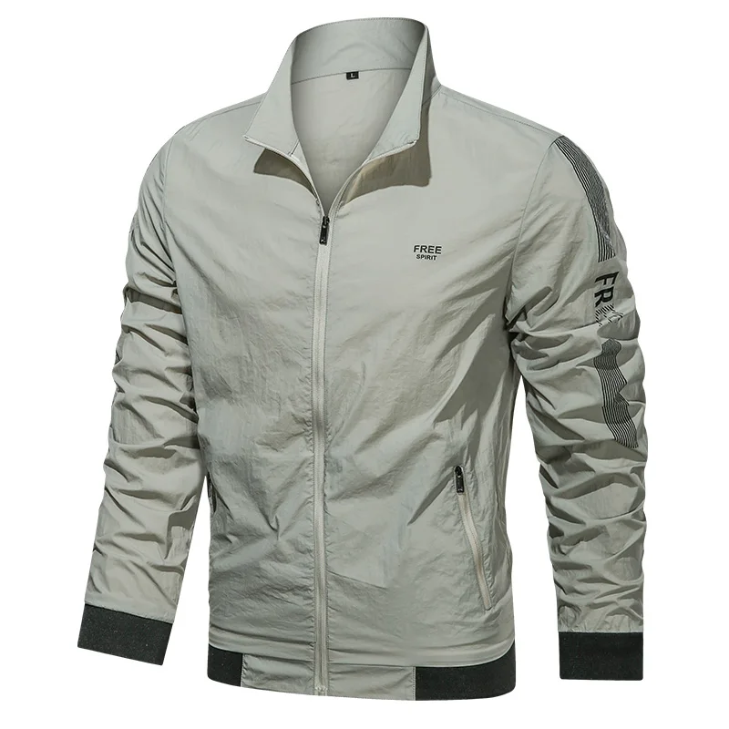 

Ветровка мужская с капюшоном, куртка-бомбер, Повседневная Весенняя уличная спортивная куртка в стиле пэчворк, модная уличная одежда