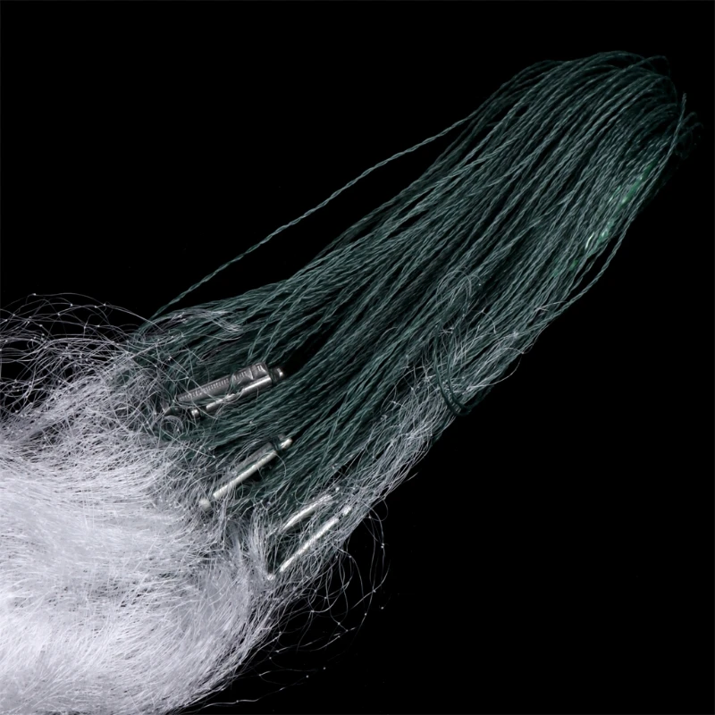 

OOTDTY Fishing Mesh Trap Monofilament Gill Net Netting Tackle With Float Outdoor 20M x 1M