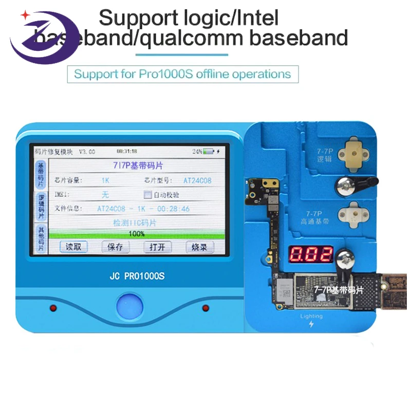Плата плата JC PRO1000S для iPhone 6/6S/6S/6SP/7/7P/8/8P/X/XS/XR/XS Max запись ремонт|Наборы ручных