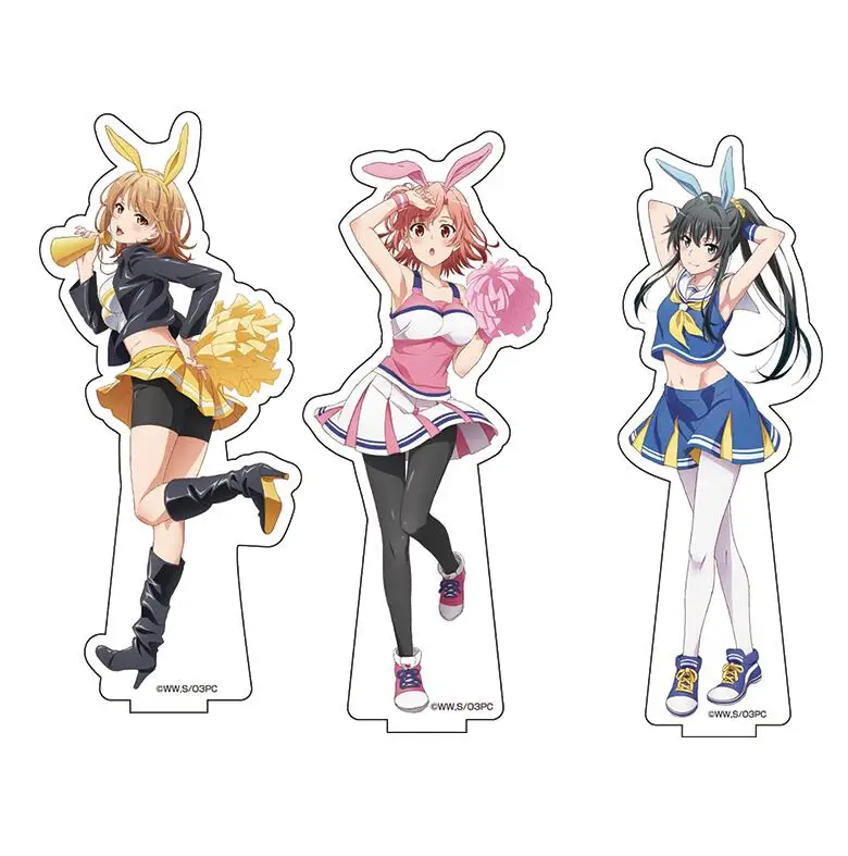 

Аниме с изображением кролика «Банни»; Серии фигурка на акриловой подставке модель, брелки для ключей, мой Молодежная романтическая комедия ...