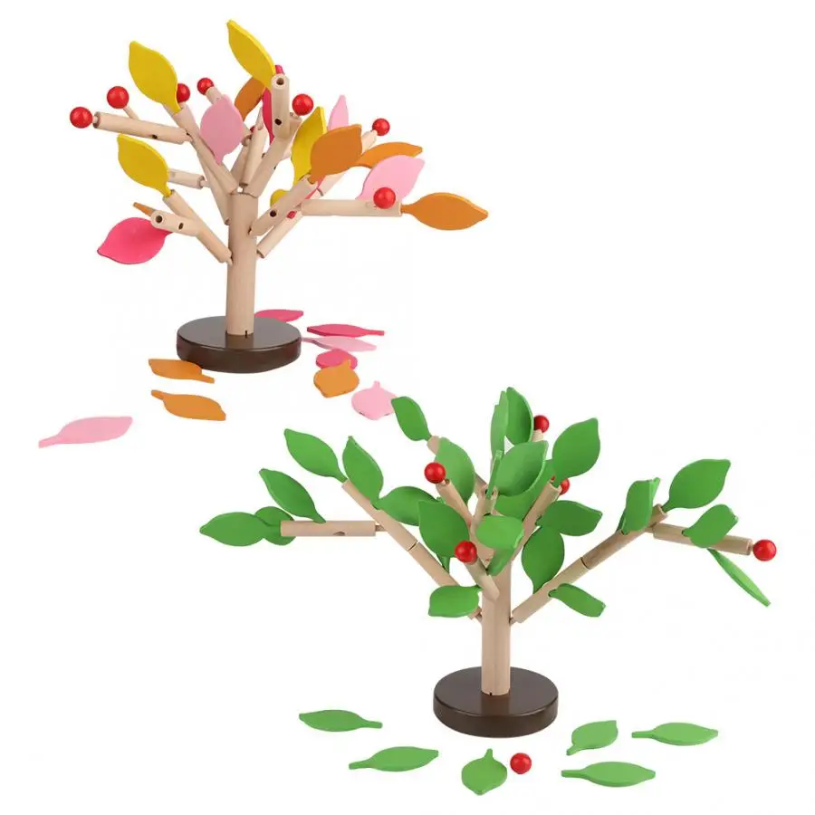 Деревянная сборная игрушка дерево Монтессори 15 см детские деревянные