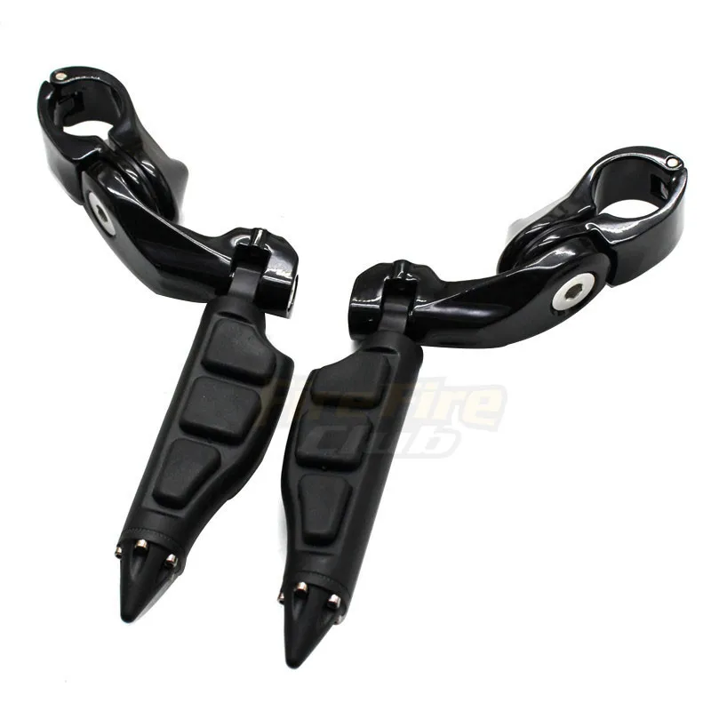 Motorcycle Short Angled Adjustable Highway Footpeg Mount Kit Footrest For Honda Suzuki Harley Kawasaki | Автомобили и мотоциклы