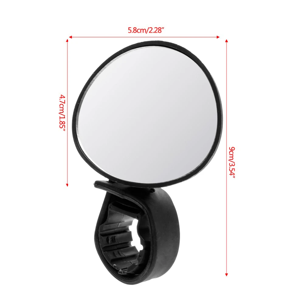Вращающееся регулируемое на 360 градусов зеркало заднего вида для велосипеда