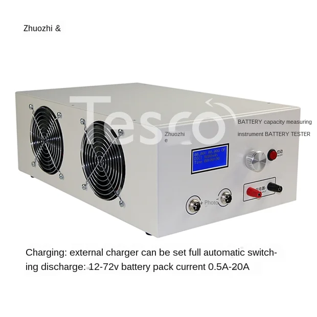 

EBC-B20H 12-72V lithium lead acid battery capacity tester can be connected to external charger discharger 20A