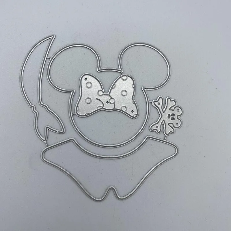 

Bow and pirate flag Metal Cutting Dies Stencil Scrapbooking Photo Album Card Paper Embossing Craft DIY Cutting Dies