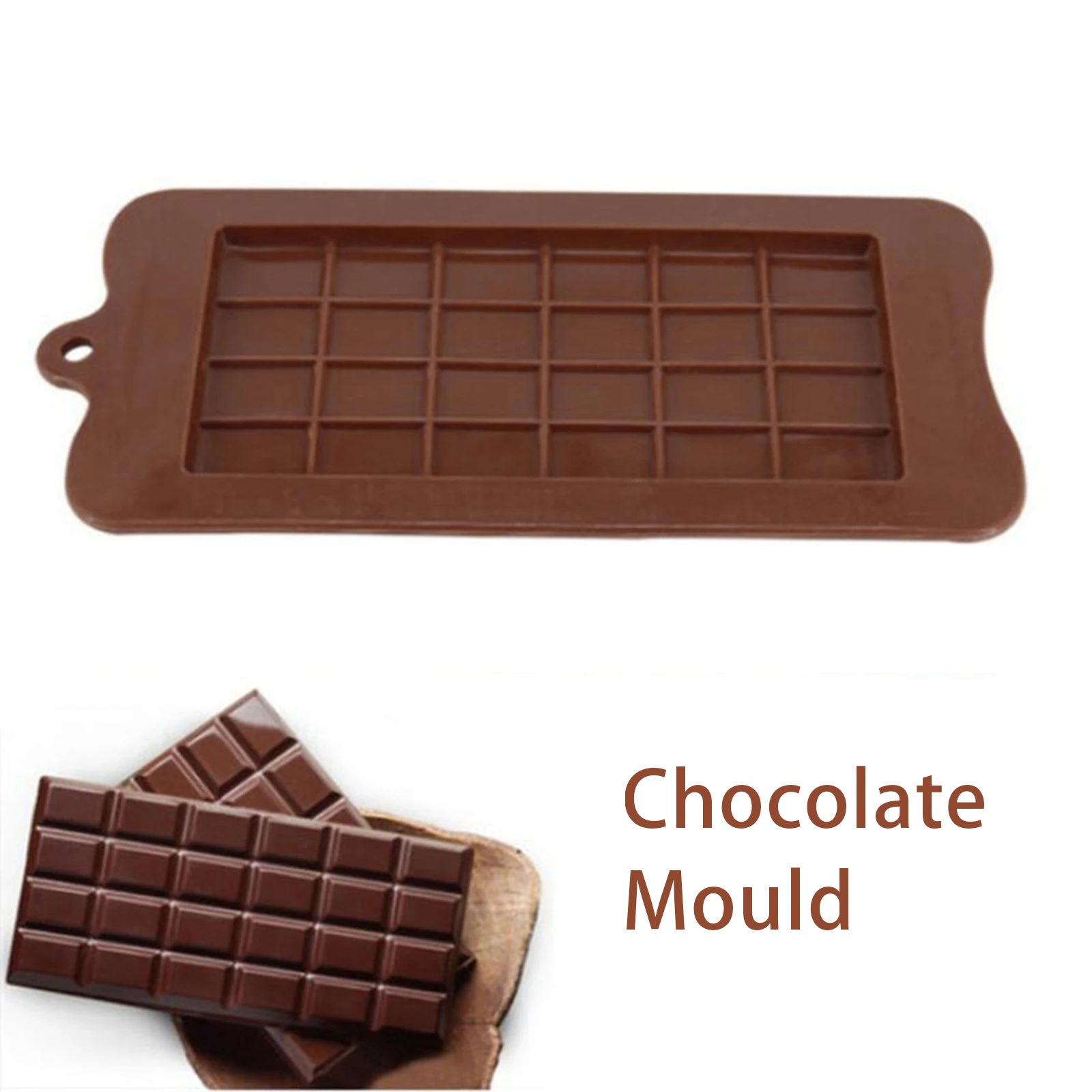 Шоколадный прессформы Формы для выпечки пирожных квадратный Экологичные