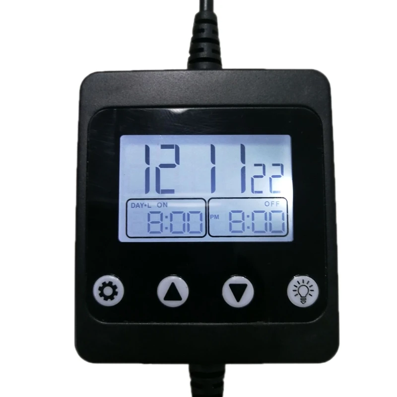 

Aquarium LED Light Controller Dimmer Modulator with LCD Display for Fish Tank Intelligent Timing Dimming System LED Controller