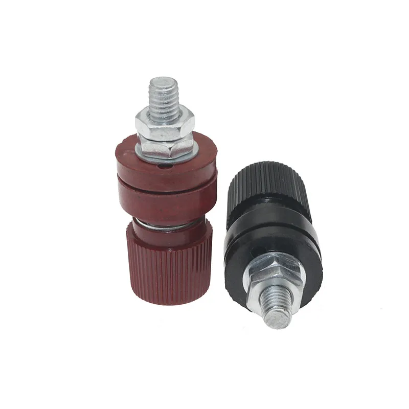 2pcs high current terminal 333/555 power connector 6mm/8mm red black electric welding machine inverter Iron/copper core | Обустройство