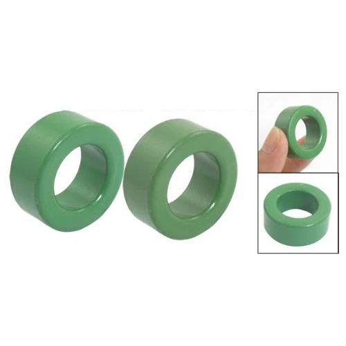 2 шт. зеленый Железный тороидный ферритовый сердечник 1 &quotx 0 7&quot x 5&quot |