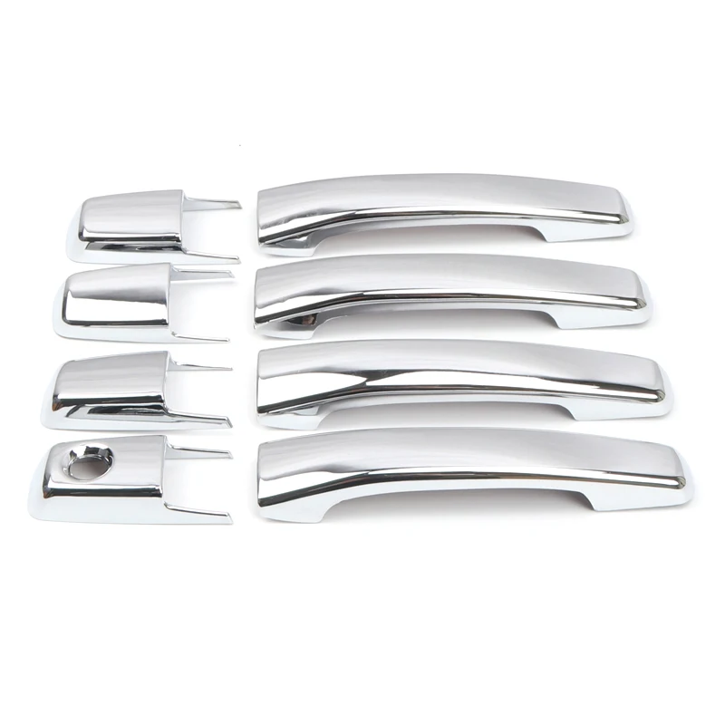 Автомобильные аксессуары ABS Внешняя Автомобильная Дверная ручка Крышка отделка 8 шт. для Mitsubishi Pajero Shogun Montero Limited V80 2007