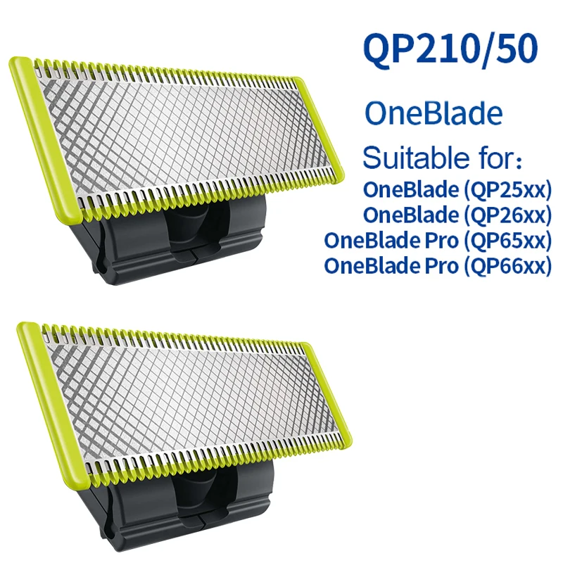 qp210 2 cutter head Philips QP2520 OneBlade электробритва Перезаряжаемые с никель-металл-гидридного Батарея половина электрическая машинка для стрижки и половина электробритва для Для мужчин - Цвет: qp210 2 cutter head