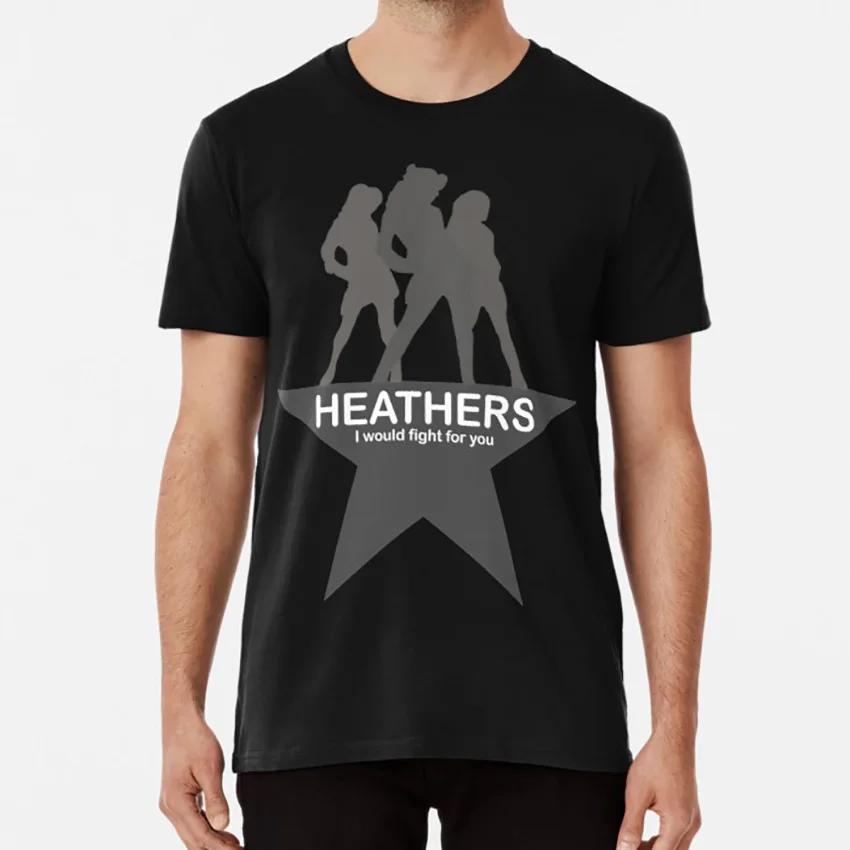 Футболка Heathers Hamilton heathers музыкальная veronica broadway fight for you|Мужские футболки| |