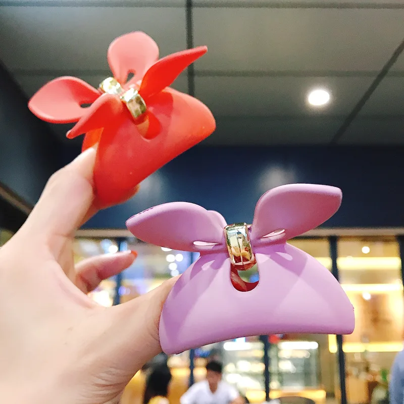 Frosted Hairpins Big Hair Claw Crab Butterfly Plastic Clips For Women Barrettes Claws Accessories |
