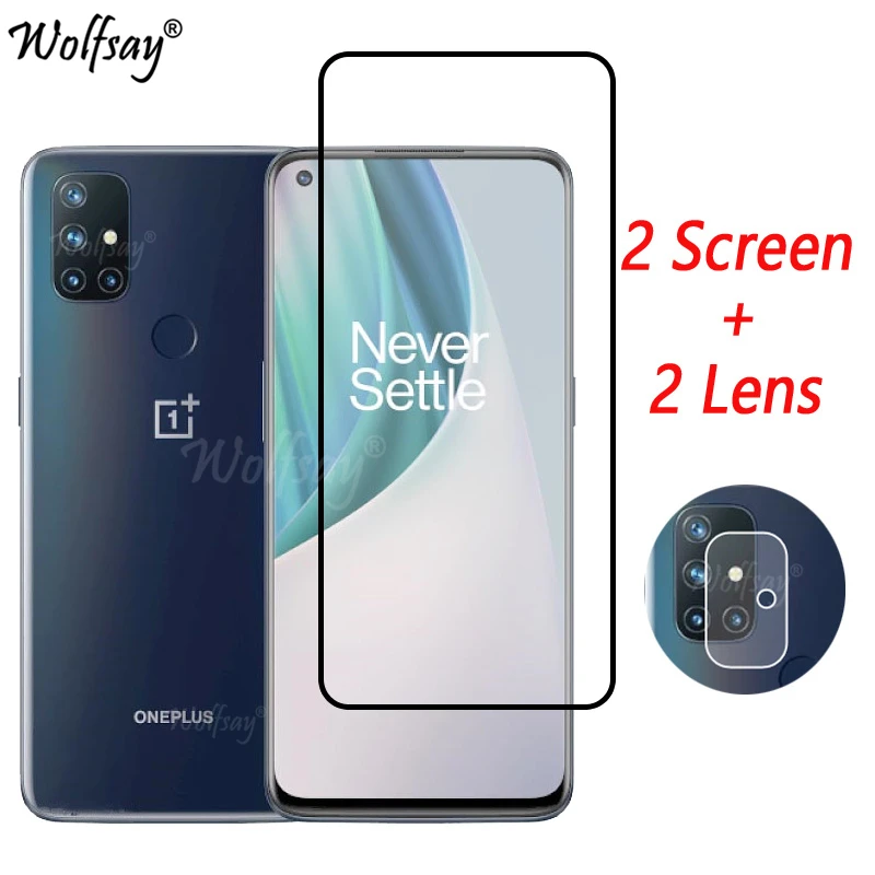 Закаленное стекло для OnePlus Nord N10 5G защита экрана 2 N100 N200 9RT камеры | Мобильные