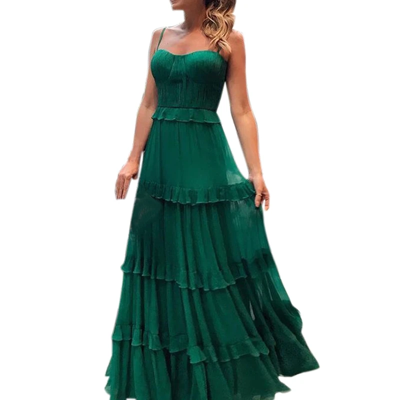 

Sexy Sleeveless Sling Dress Summer Dress Long Dress Party Dresses