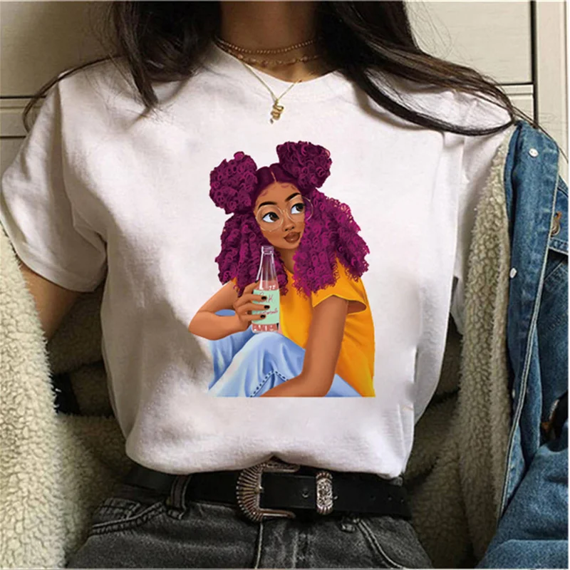 

Funny Short Sleeve Harajuku Ulzzang Women's T-shirt Large Size Casual Loose Graphic T-shirt Women Clothes AOWOF Women's T-shirt