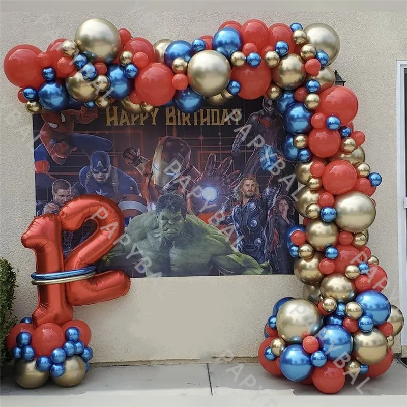 1 набор декоративные шары в виде супер героев Marvel | Дом и сад