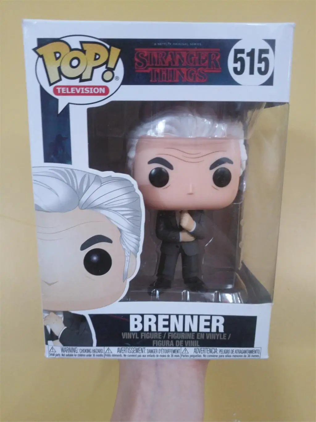 Funko Pop Stranger Things Character 10 см фигурка игрушки виниловые куклы для коллекции - Цвет: 515 with box